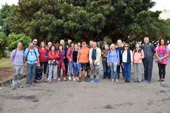 Éxito de la ruta de los árboles de Jinámar organizada por Turcón/TA.